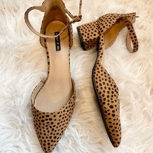 Parker & Sky Leopard Block Heels